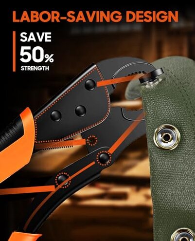 Heavy Duty Snap Fastener Tool, Snap Setter Tool with 100 Sets 4 Color Boat Cover Snaps, Snap Repair Kit, Repairing Boat Covers, Canvas, Fabric, Tarps