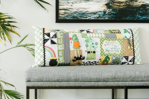 Kimberbell 16&rdquo; x 38&rdquo; Plush Bench Pillow Insert &ndash; Premium Throw Pillow Form for Seasonal & Holiday D&eacute;cor &ndash; Vacuum Packed for Storage &ndash; Ideal for Kimberbell Machine Embroidery Projects