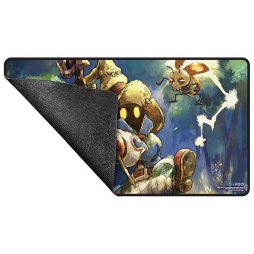 Ultra PRO - Final Fantasy x Universes Beyond Vivi, Stray Black Mage Black Stitched Playmat for Magic: The Gathering | Card Game Playmat, Final Fantasy Collectibles, Desk Mat Mousepad