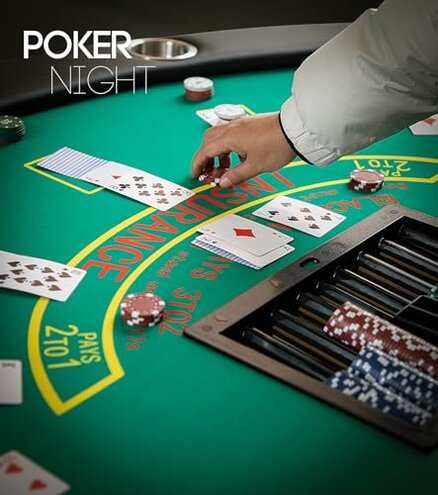 DC DICLASSE Foldable 7 Players Poker Table for Blackjack, Texas Hold'em Table with Stainless Steel Cup Holder, Casino Leisure Table for Card Games, Dominoes, Board Games,Green Speed Felt