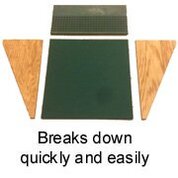 Medium-Sized Craps Practice Table - Traditional Underlayment