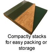 Medium-Sized Craps Practice Table - Traditional Underlayment