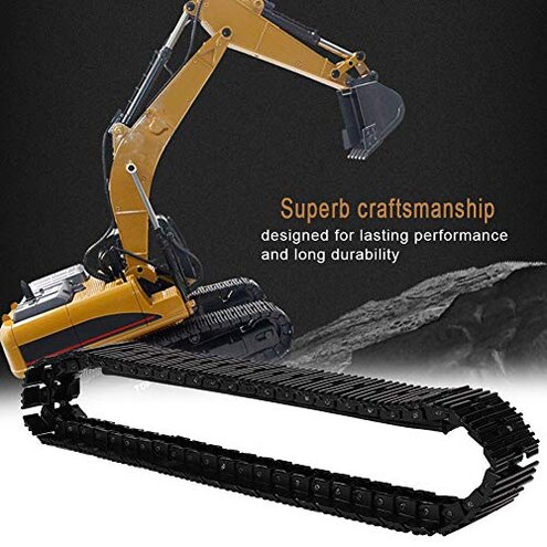 Lybunair RC Car Crawler Belt Accessory Compatible with 1580 Excavator Engineering Vehicle Supplies