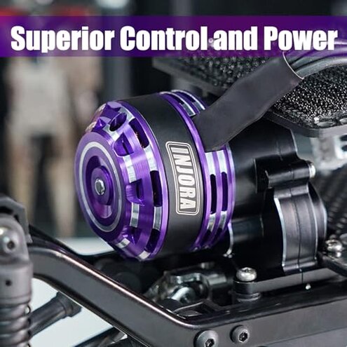 INJORA MBL32 G2 Waterproof Brushless ESC & 2204 Fat Viper Outrunner Motor for 1/18 TRX4M Upgrade