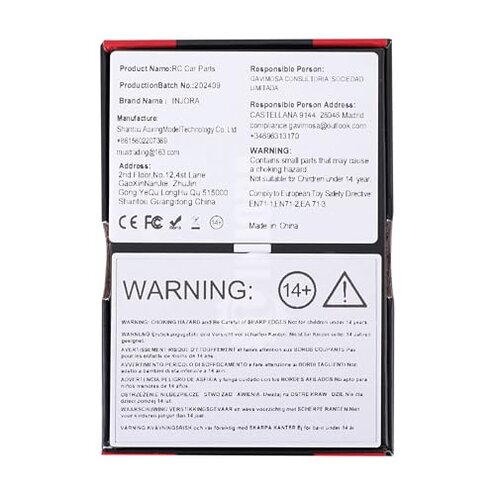 INJORA MBL32 G2 Waterproof Brushless ESC & 2204 Fat Viper Outrunner Motor for 1/18 TRX4M Upgrade