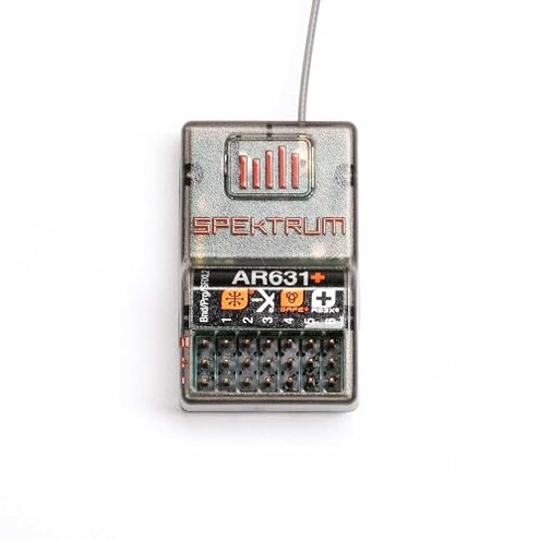 Spektrum AR631+ 6 Channel AS3X+ & Safe Receiver, SPM-1031