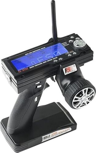 Flysky FS-GT3B Rc Transmitter & FS-GR3E Receiver, 2.4Ghz 3 Channel Rc Car Remote Controller and Receiver