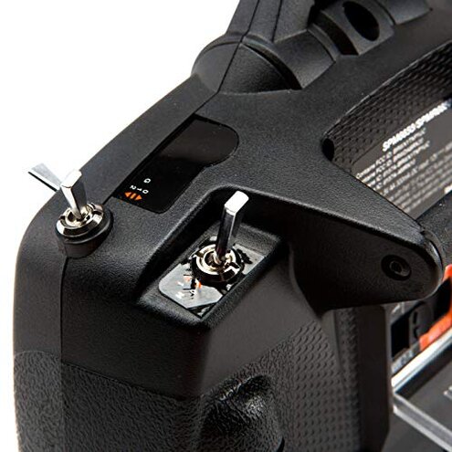 Spektrum DX6e 6-Channel DSMX 2.4GHz RC Radio Transmitter Only (No Receiver) with 250 Model Memory | Telemetry | Wireless Trainer Link, SPMR6655 , Black