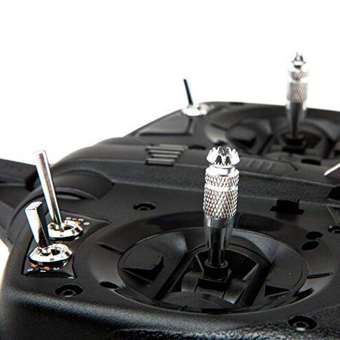 Spektrum DX6e 6-Channel DSMX 2.4GHz RC Radio Transmitter Only (No Receiver) with 250 Model Memory | Telemetry | Wireless Trainer Link, SPMR6655 , Black