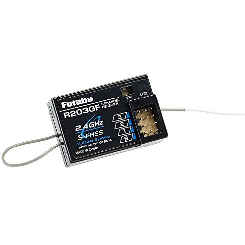 Futaba 3PRKA 3-Channel 2.4GHz Radio FHSS System , Black