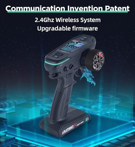 Dumborc Radio Transmitter DDF-350 Remote and Receiver P10FG Controller for Rc Cars Boats Tank Off-Road