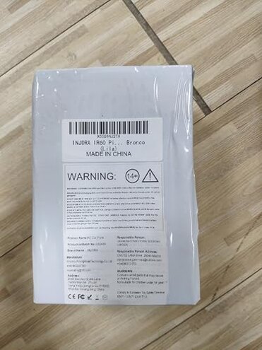 INJORA IR60 Pickup Hard Body Shell with Bed Rack for 1/18 RC Crawler TRX4M Defender Bronco(Purple)