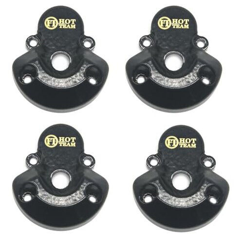 HOT TEAM Brass Gear Box Skid Plate Steering Knuckles Axle Differential Covers Portal Axle Covers for RedCat Ascent18 1/18 Car