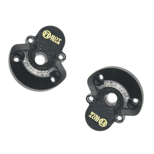 HOT TEAM Brass Gear Box Skid Plate Steering Knuckles Axle Differential Covers Portal Axle Covers for RedCat Ascent18 1/18 Car