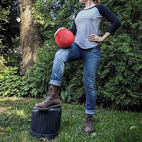 SEEPROS Foam Dodgeball Set - Soft Skin, Low Bounce, Set of 6 with Mesh Storage Bag for Kids and Adults(6 inch)