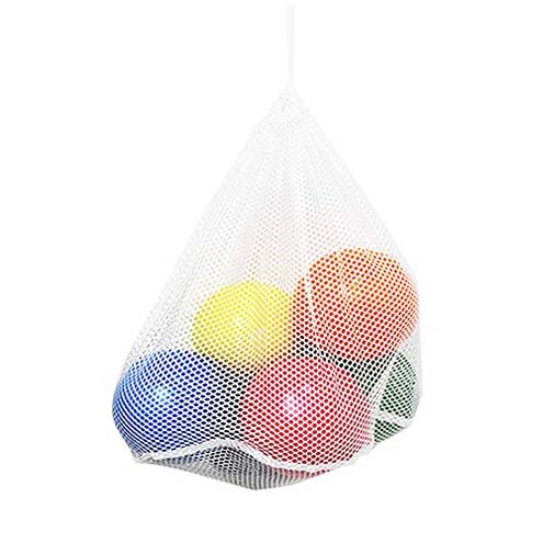 SEEPROS Foam Dodgeball Set - Soft Skin, Low Bounce, Set of 6 with Mesh Storage Bag for Kids and Adults(6 inch)