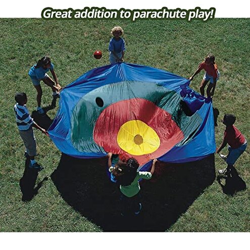 S&S Worldwide Gator Skin Foam Dodgeballs - Easy Grip Starter Balls, Low Density Foam for No Sting, Durable Coating, Tear and Puncture Resistant, 6 inch Small Size for Kids, Multicolor, 6 Pack