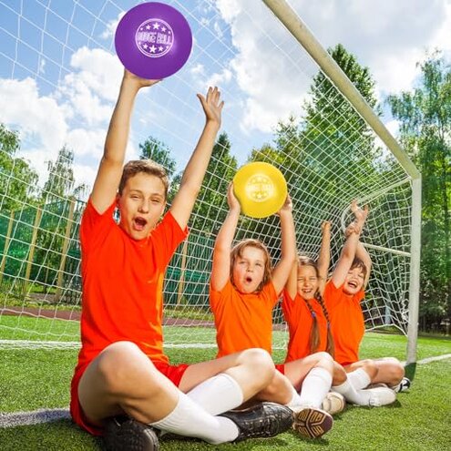 Jerify 18 Pack Foam Dodgeball Set, 6 Inch Soft Skin, Non Sting, Low Bounce, Suitable for Kids & Adults