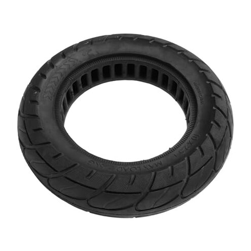 plplaaoo Electric Scooter Solid Tire Durable High Performance Shock Absorbing Anti Slip Explosion Proof Replacement Tire for Electric Scooters Rubber Material 10X2.5 Size