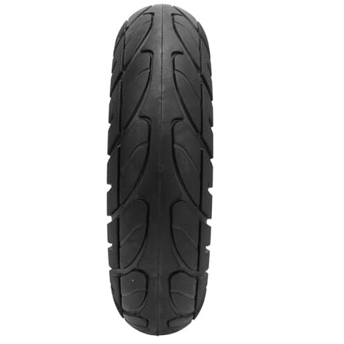 plplaaoo Electric Scooter Solid Tire Durable High Performance Shock Absorbing Anti Slip Explosion Proof Replacement Tire for Electric Scooters Rubber Material 10X2.5 Size