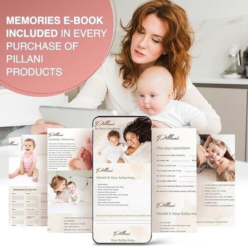 Nursing Pillow &ndash; Breastfeeding Pillows with Security Fence for Enhanced Support & Comfort &ndash; Removable Cotton Cover, Adjustable Waist Strap, Newborn Essentials Must Haves Baby Registry Search