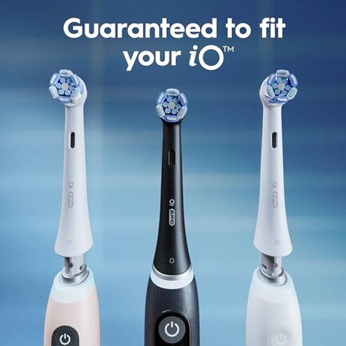 Oral-B iO Ultimate Clean Replacement Brush Heads, 5 Count, 4 Ultimate Clean + 1 Gum & Sensitive Black