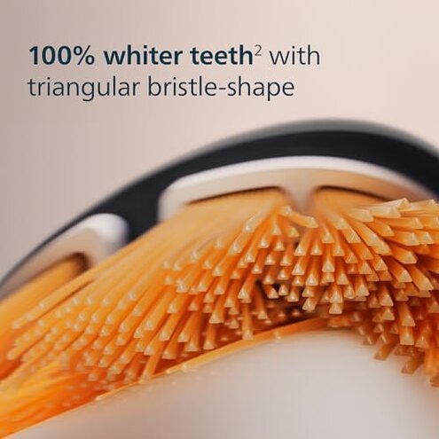 Philips Sonicare A3 All-in-One - Genuine Replacement Electric Toothbrush Heads, Black, 4 Pack One Year Supply, HX9094/95