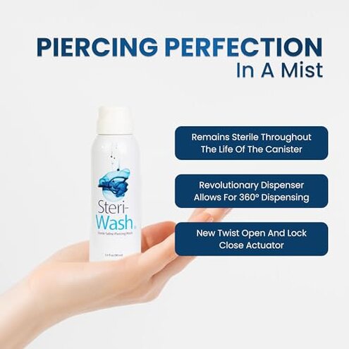 Steri-Wash® Aftercare Piercing Spray 25 case / 3 oz