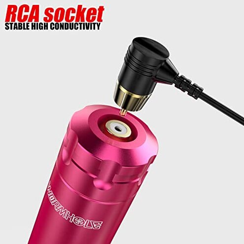 Tattoo Kit, Wormhole Tattoo Machine Kit Tattoo Gun Kit Cartridge Needles Tattoo Practice Pen Kit for Beginners Rotary Tattoo Machine Pen Kit Tattoo Supplies WTK104