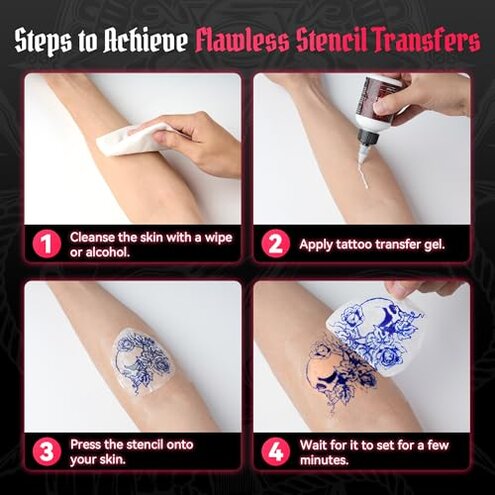 TATTMUSE 2025 New Version Tattoo Stencil Printer Machine with 10pcs Transfer Paper, Wireless Bluetooth Thermal Tattoo Transfer Printer for Tattooing for Beginner, Compatible with Smartphone & Pad