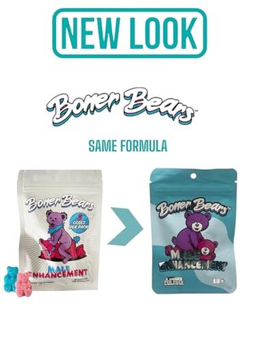 Boner bear box of 3 for male