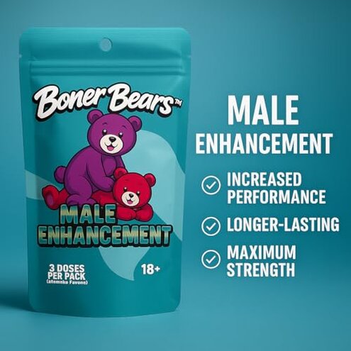 Boner bear box of 3 for male