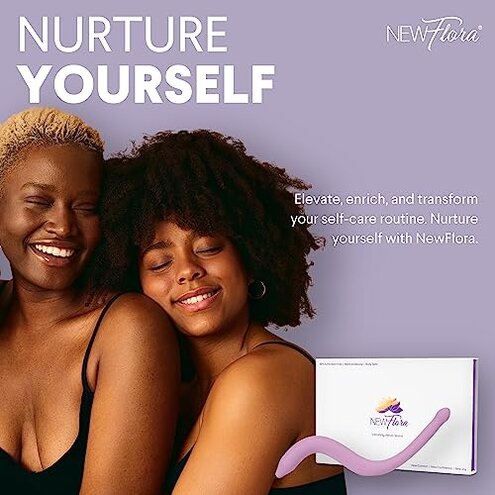 NewFlora Vibrating Pelvic Wand for Women & Men, S Shaped Massage Tool - Perineal Massage Tool