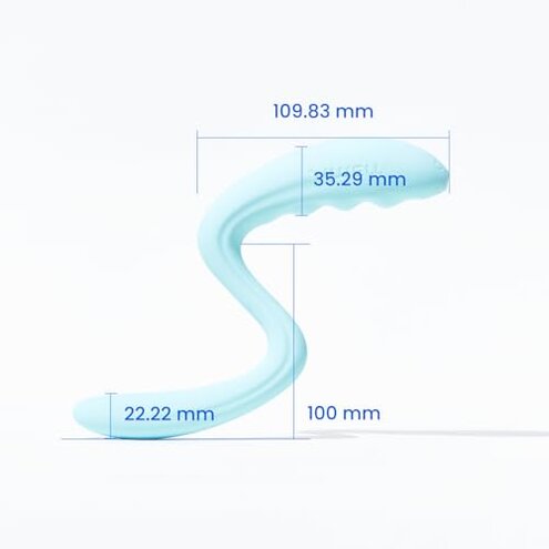 IntiMD VWELL Arc Silicone Vibrating Wand Erognomic for Therapist and Home Use Women Rechargeable