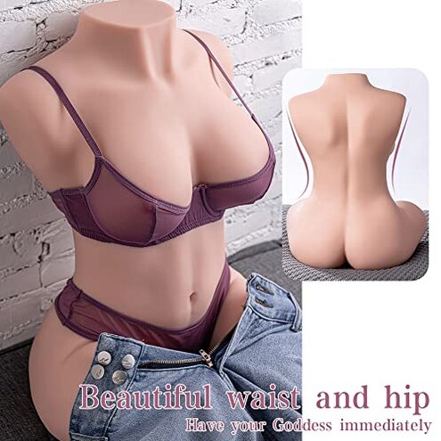 Lifelike Female Torso Mannequin, 22.44 inch Height, 16.92 inch Width