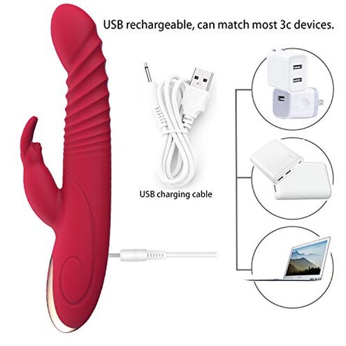 2025 Realistic Rabbit Ears Adult Tool for Women Today Soft Silicone Pleasure Toys for Women Thrusting Games 8 Powerful Modes Waterproof Sucking 10 Modes Machine, Adult Tool Female Gift Y5987