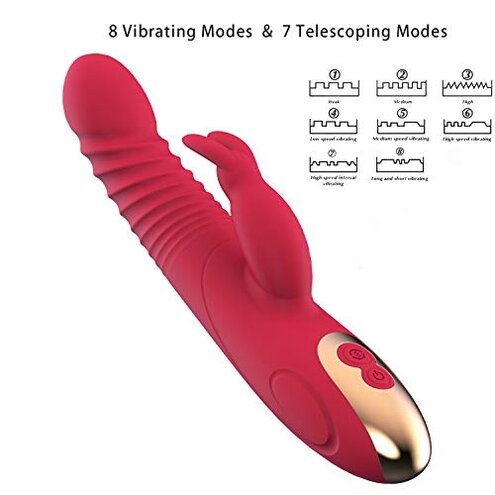 2025 Realistic Rabbit Ears Adult Tool for Women Today Soft Silicone Pleasure Toys for Women Thrusting Games 8 Powerful Modes Waterproof Sucking 10 Modes Machine, Adult Tool Female Gift Y5987