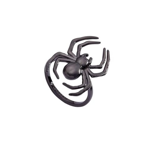 Alex and Ani Spider Ring - Glow in the Dark Adjustable Size 7 Statement Jewelry - Detailed Spider Design, Halloween Accessory, Captivates Day or Night
