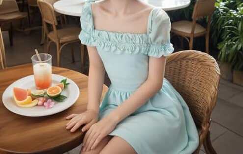 113lbs Release Your Desire for a Large Bust Female Torso Doll - Realistic Feel Like Real Female Skin - Metal Skeleton - Strap Underwear