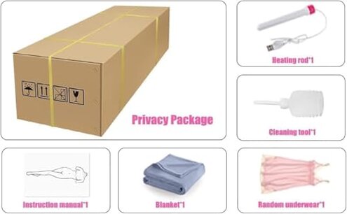 113lbs Release Your Desire for a Large Bust Female Torso Doll - Realistic Feel Like Real Female Skin - Metal Skeleton - Strap Underwear