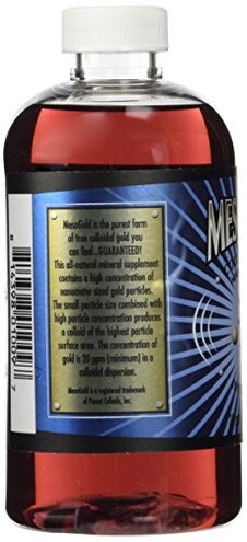 MesoGold &reg; 20 ppm Colloidal Gold 250 mL/8.45 Oz