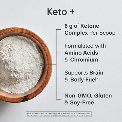 Sports Research&reg; Keto Plus Exogenous Ketones with goBHB&reg; - Premium Keto Powder Supporting Ketosis, Energy & Cognitive Function - Keto Certified &middot; Vegan Friendly &middot; 30 Servings (Fruit Punch)
