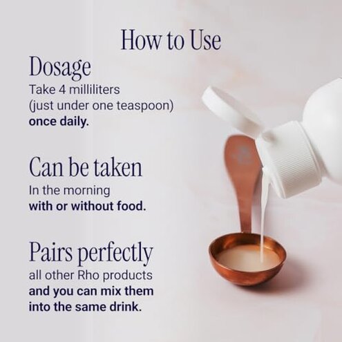 Rho Nutrition Liposomal NAD+ &ndash; Liquid Supplement Designed to Help Support Absorption &ndash; Active Form of NAD+ Helps Support Normal Cellular Health, Healthy Aging, Energy Metabolism and Overall Vitality