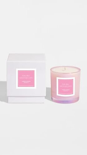 Malibu Apothecary Women's Turks & Caicos Candle, Iridescent Pink, 7.5 Ounce