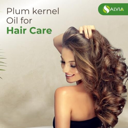 Plum Kernel Oil (Prunus domestica) 100% Natural & Pure Undiluted Uncut Carrier Oil For Skin & Hair Perfect for Aromatherapy Therapeutic Grade - (500 ML)