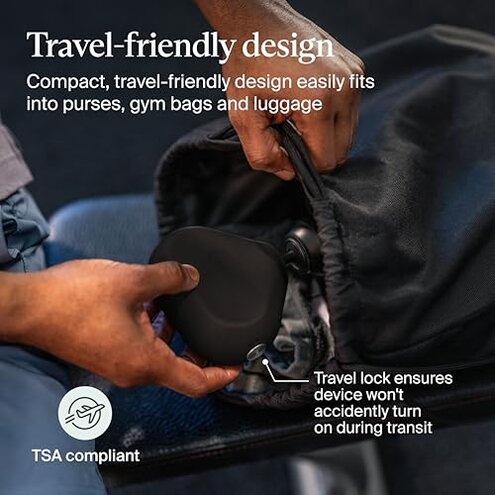 TheraGun Mini (3rd Generation) by Therabody &ndash; Ultra-Portable Massage Gun and Travel Essential for Fast, Effective Pain and Tension Relief Anywhere (Black)