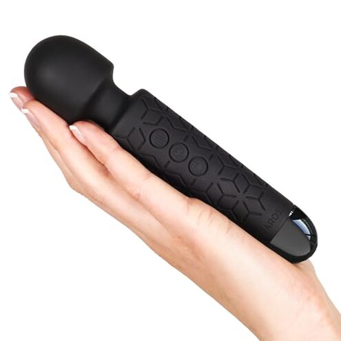 Yarosi Micro Personal Massage Wand Smallest Strongest Handheld Cordless Massager, Strong Powerful Compact Perfect For Travel, Magic Stress Away, All Body Back Legs Hand Pains Sports Recovery