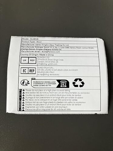 FURWOO Round Rolling Stool Height Adjustable Stool with Wheels for Spa Salon Massage Black