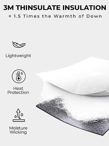 ORORO Heated Scarf, Up to 12 Hours of Warmth, Heated Neck Warmer with USB-C Rechargeable Battery (Red)