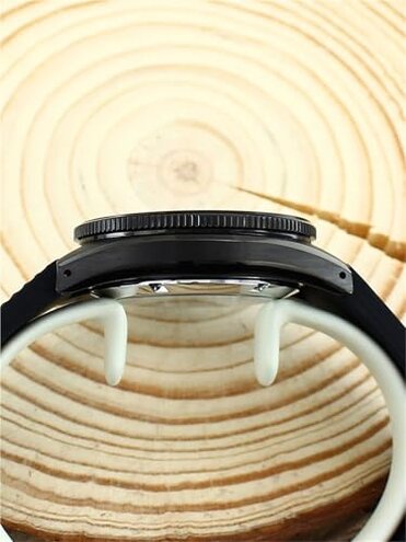 LNQKJXIIA Boutiques US 40mm Watch Case with Sapphire Glass, Compatible with NH34/NH35/NH36 Movement Accessories(Black)